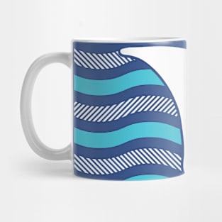 Manta Ray Summer Waves Mug